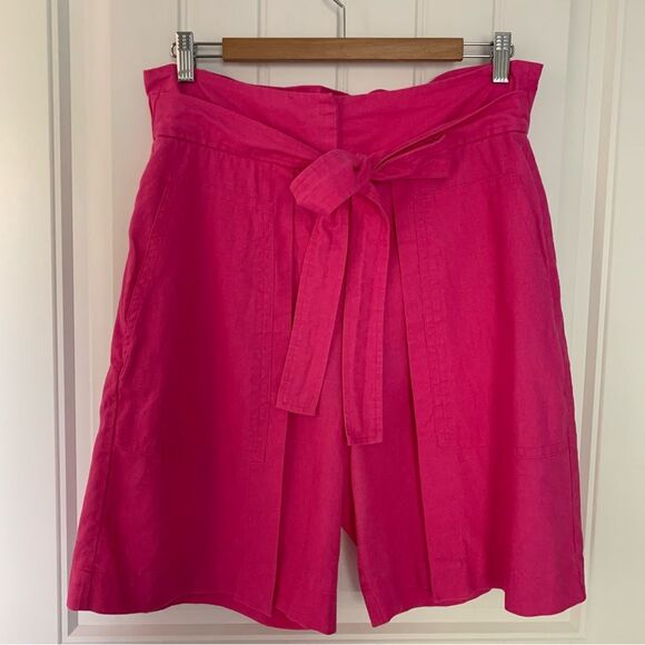 Eudon Choi Pink Pleated Shorts 8 - Picture 5 of 8